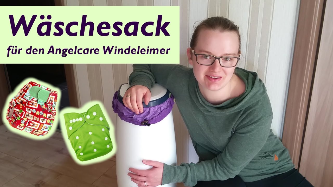 Angelcare Windeleimer mit Wäschesack für Stoffwindeln