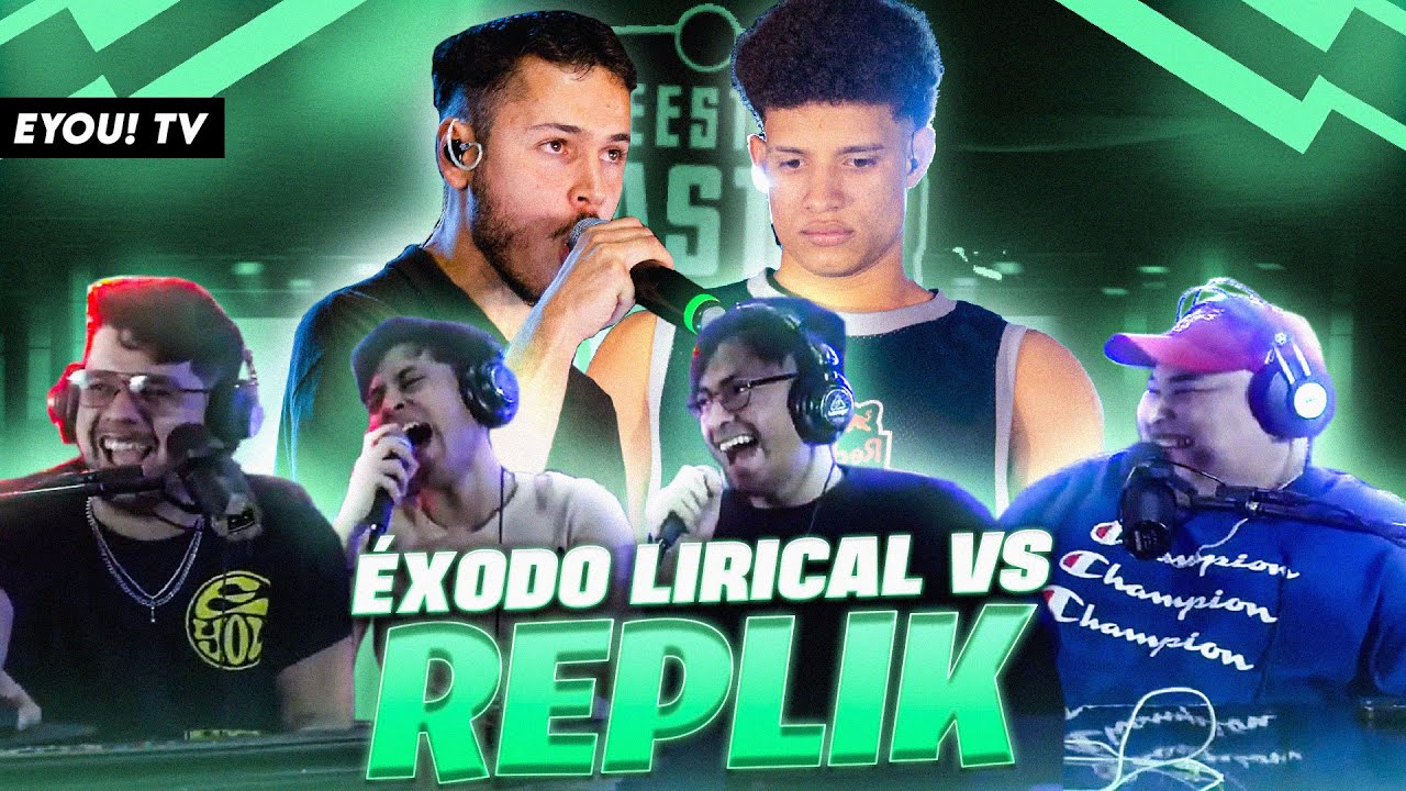 REPLIK CORRIGIENDO A EXODO 👀 - Reaccionamos a REPLIK vs EXODO LIRICAL - EYOU TV