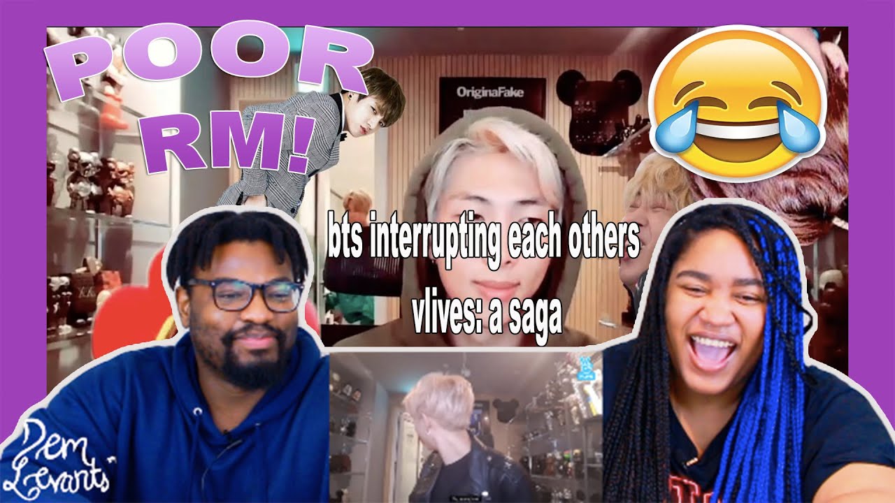 BTS interrupting each others vlives: a saga| REACTION