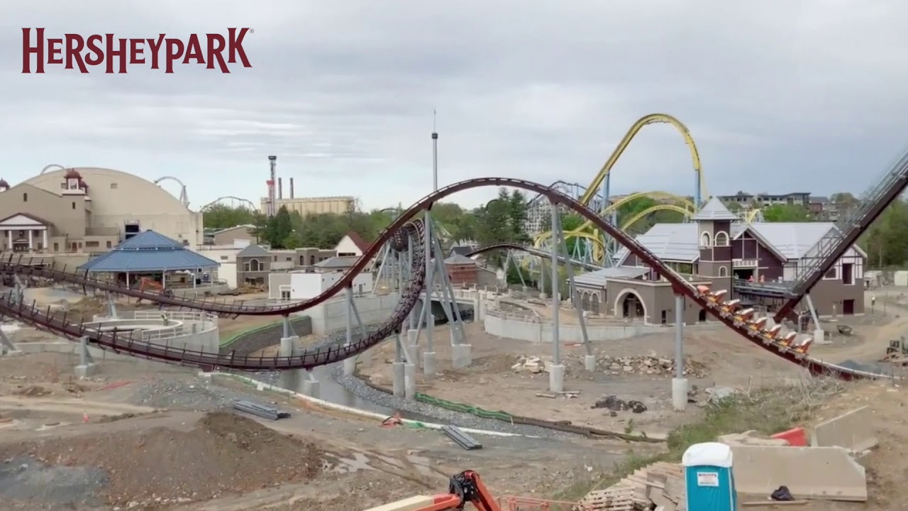 Candymonium Hersheypark First Test Run! May 6, 2020