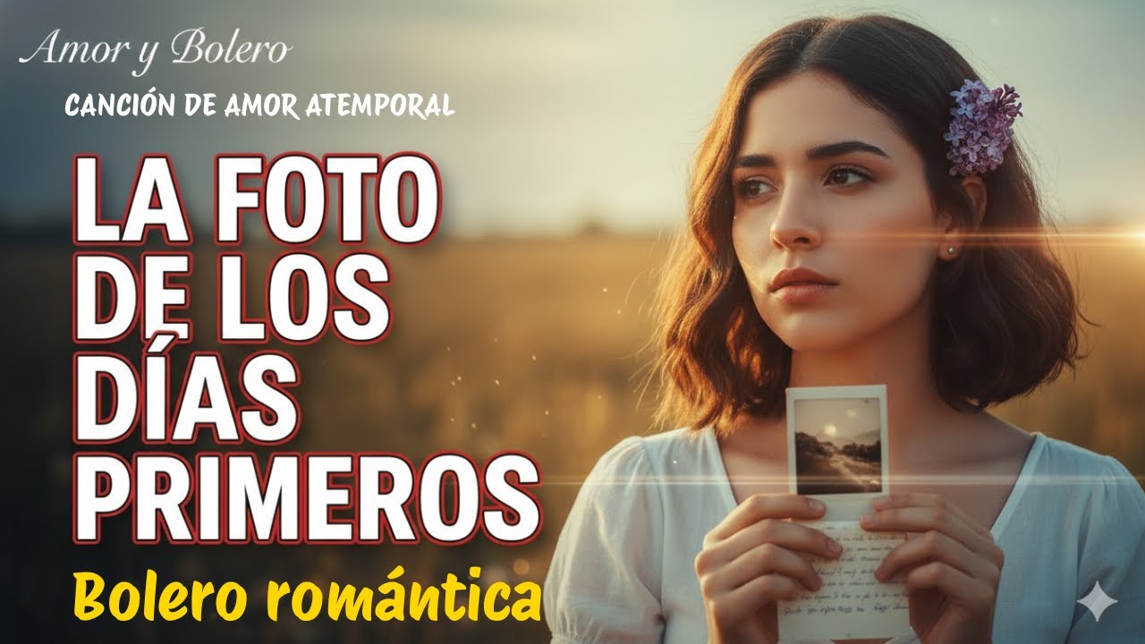 LA FOTO DE LOS DÍAS PRIMEROS  | Bolero Romántico Español (Letra) | Amor y Bolero