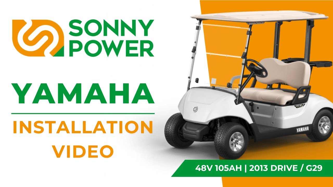 Yamaha Drive/G29 | Sonny Power Lithium Battery Installation Video – 48V 105Ah Upgrade Kit