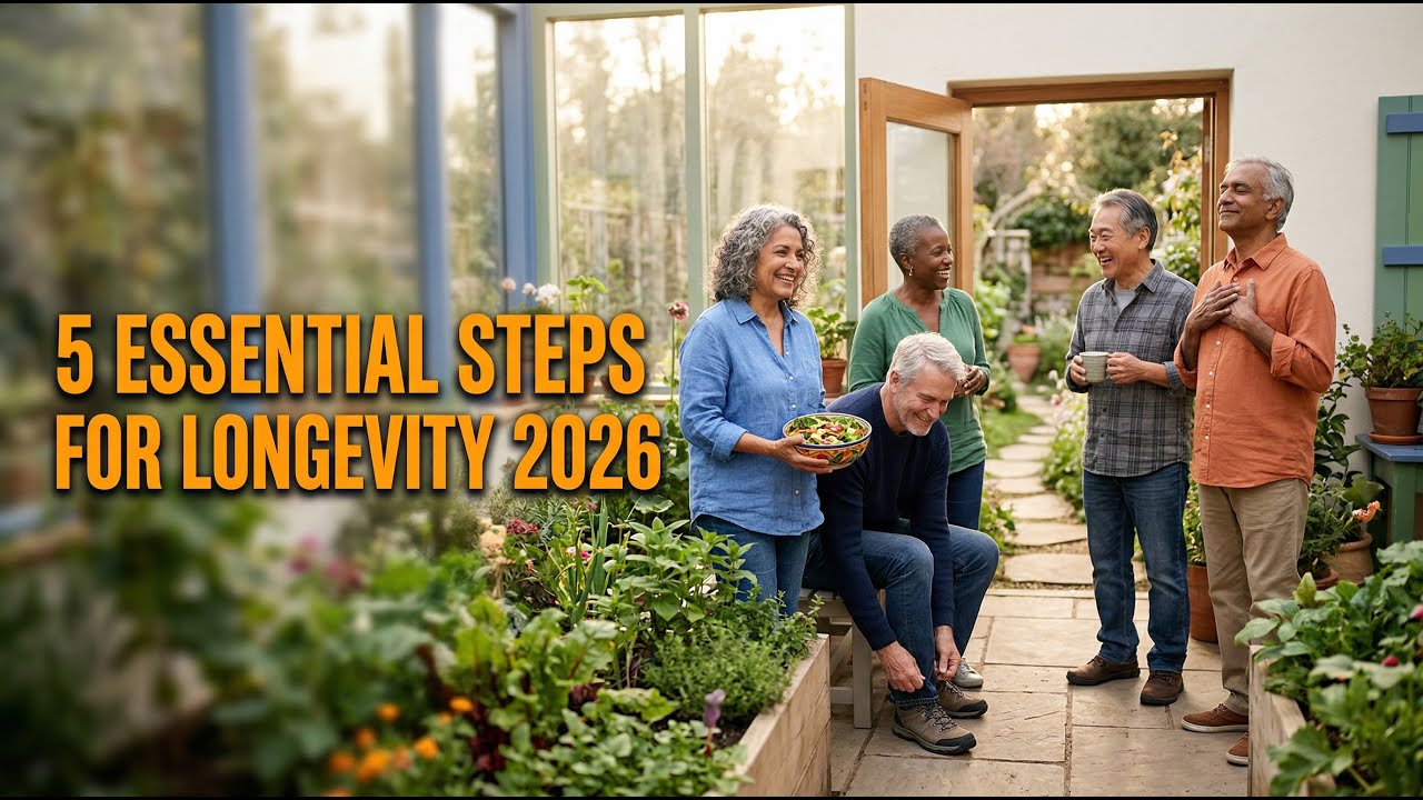 Ageless Vitality: 5 Essential Steps for Longevity 2026