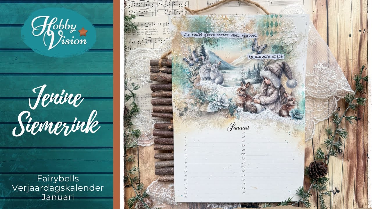 FBLive - 11-12-2025 - Jenine Siemerink - Creatief met Fairybells verjaardagskalender (Januari)