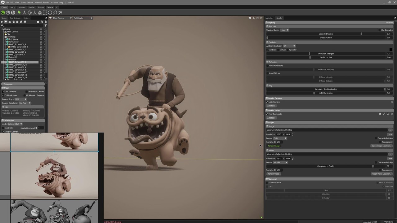 The Watchman & the Watchdog - Live sculpt session