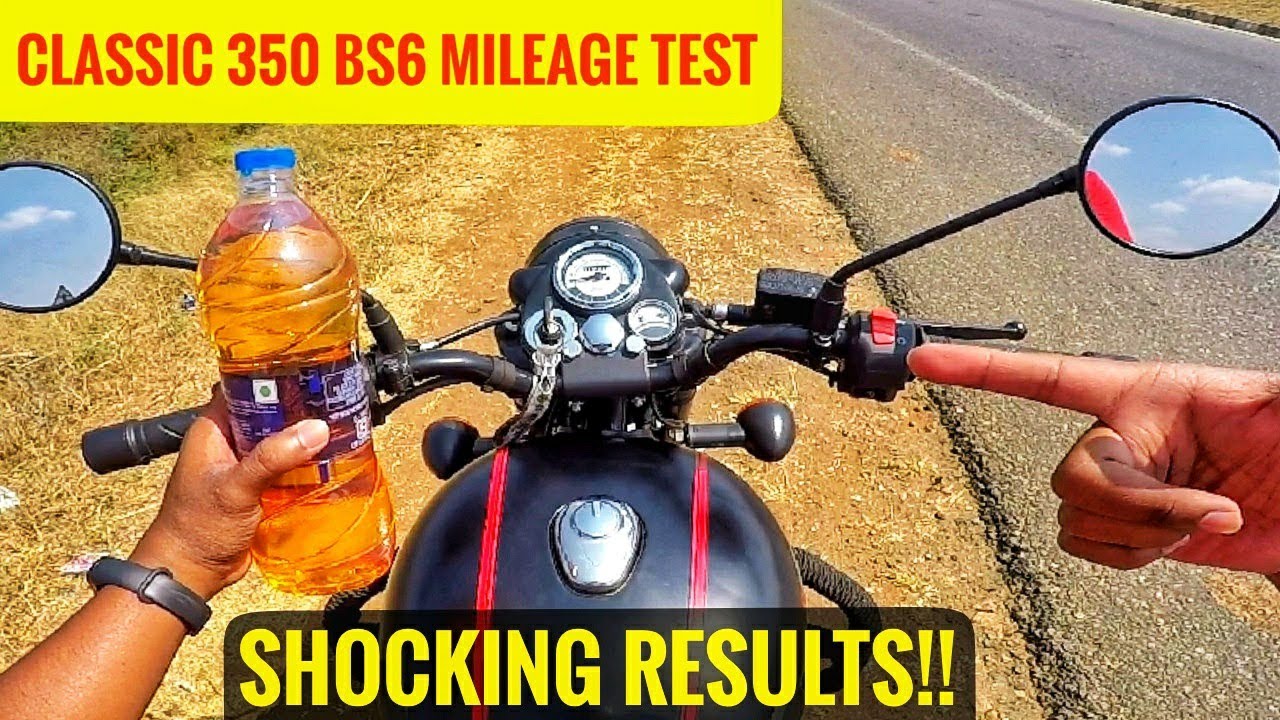 RE Classic 350 BS6 Mileage Test - Shocking Results!! Highway Mileage | Rev Force Tamil