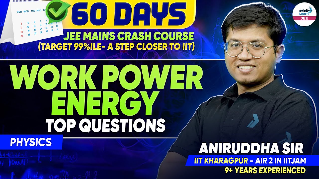 JEE Physics: Work, Power, & Energy - Top Questions for JEE Main 2026 | JEE Prep @SriChaitanyaAcademyJEE