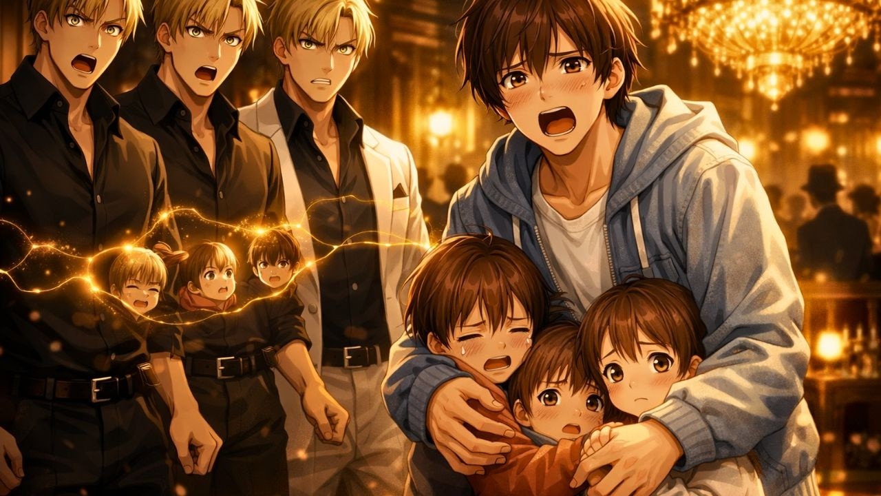 Triplet Alpha’s Met a Mute Omega With Triplets at a Slave Auction… Not Knowing They Belong To Them