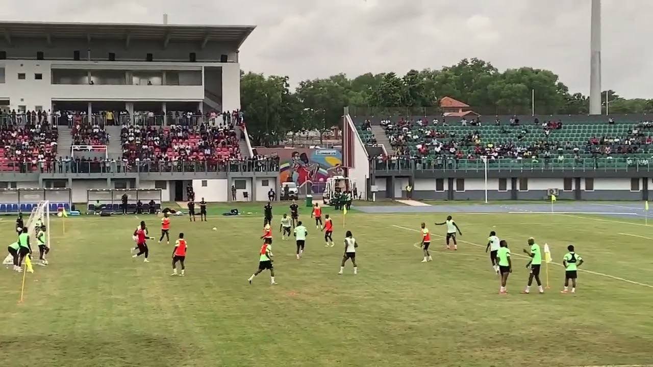 Ghana Black Stars First Training in Camp