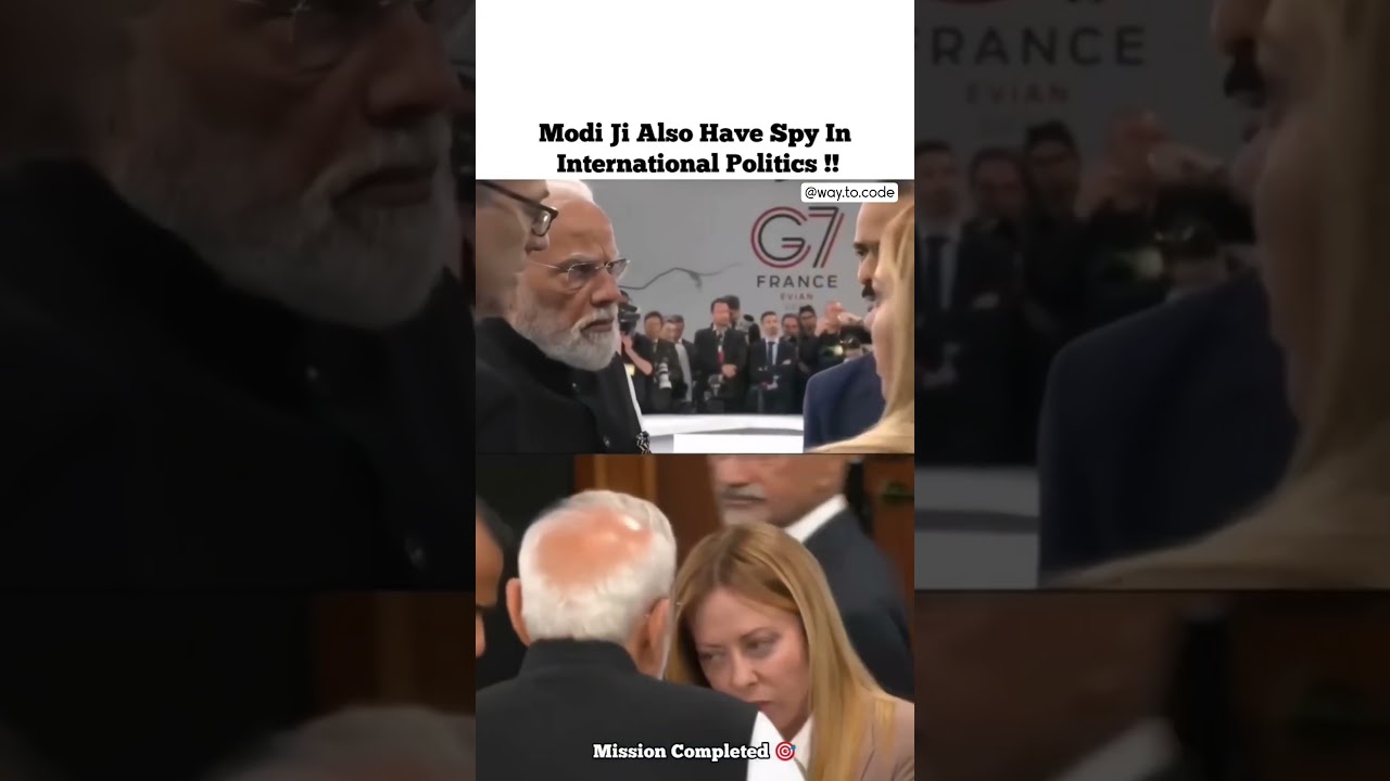 Modi ❤️ Meloni 😍 The Internet Can't Stop Talking About Modi & Meloni😂🔥 #shorts #melody #modi #meloni