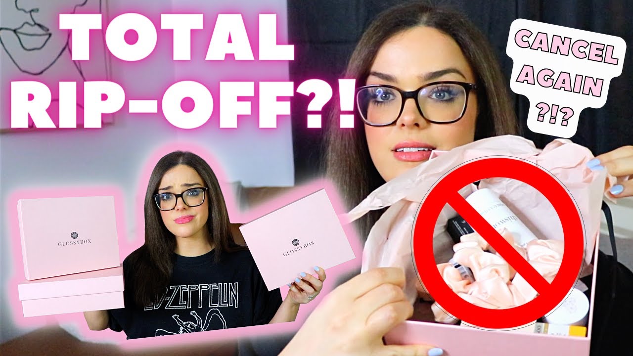 GlossyBox KINDA SUCKS!? Time to CANCEL AGAIN?! | 3 GlossyBox Unboxings!