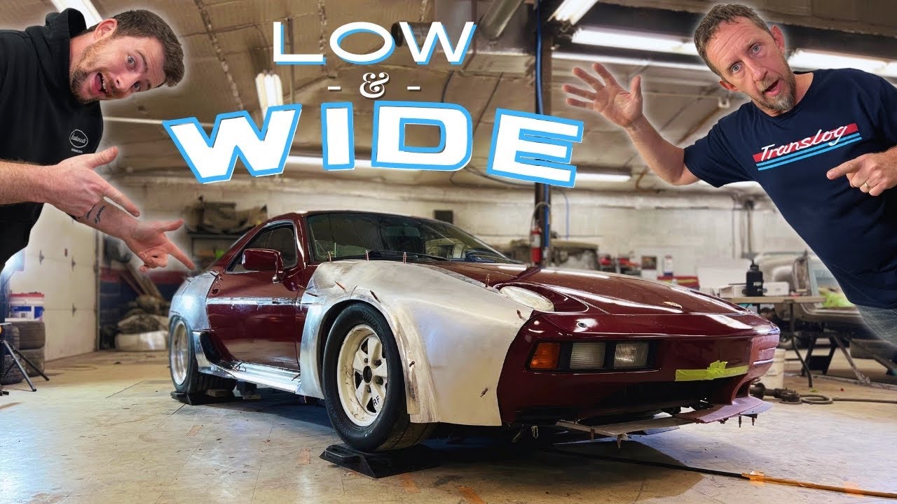 LOW & WIDE! - We Made This Porsche Sit Perfectly - 928 Ep. 12