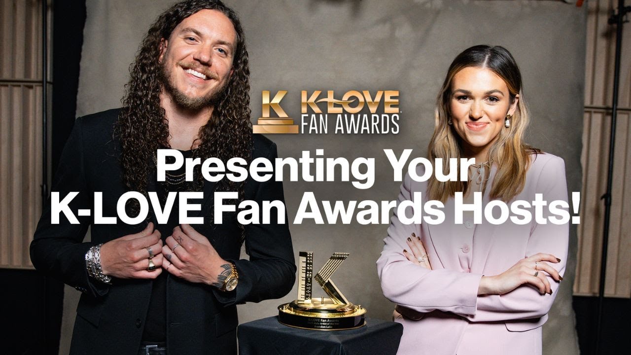 Brandon Lake and Sadie Robertson Huff to Host the 2024 K-LOVE Fan Awards! 🙌