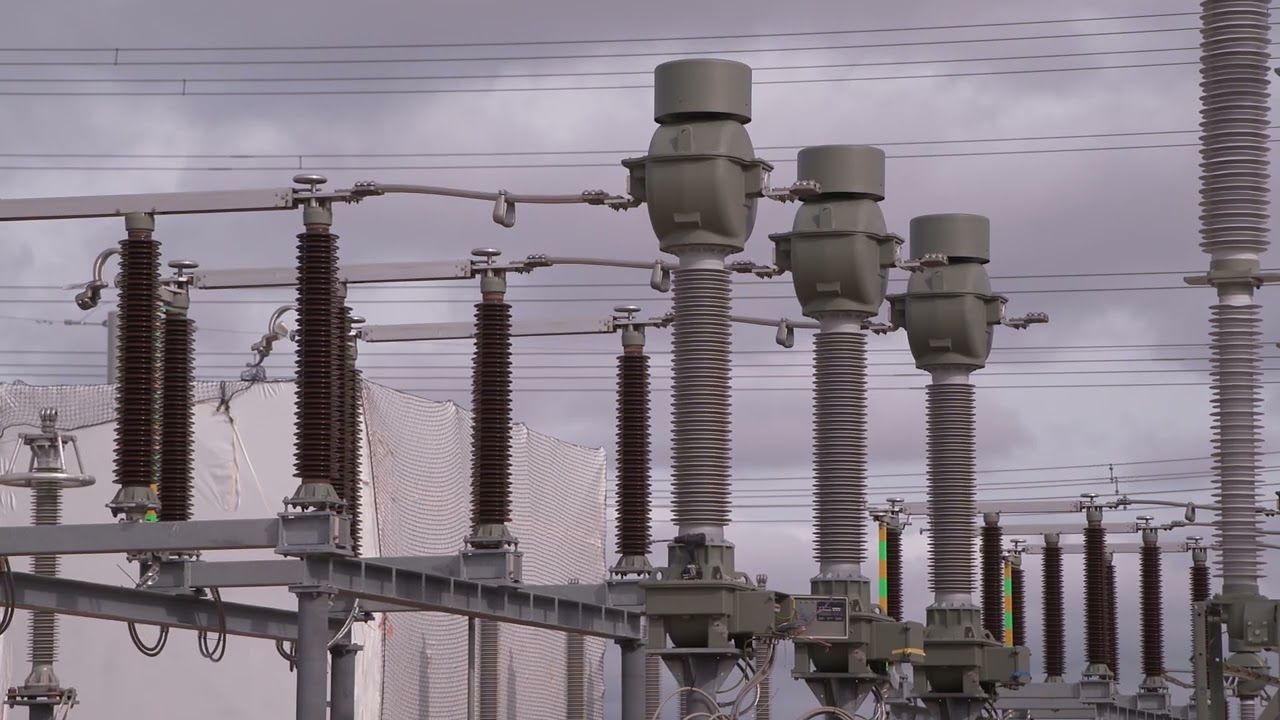 Windplan Groen  en het nabij gebouwde onderstation van TenneT-Liander