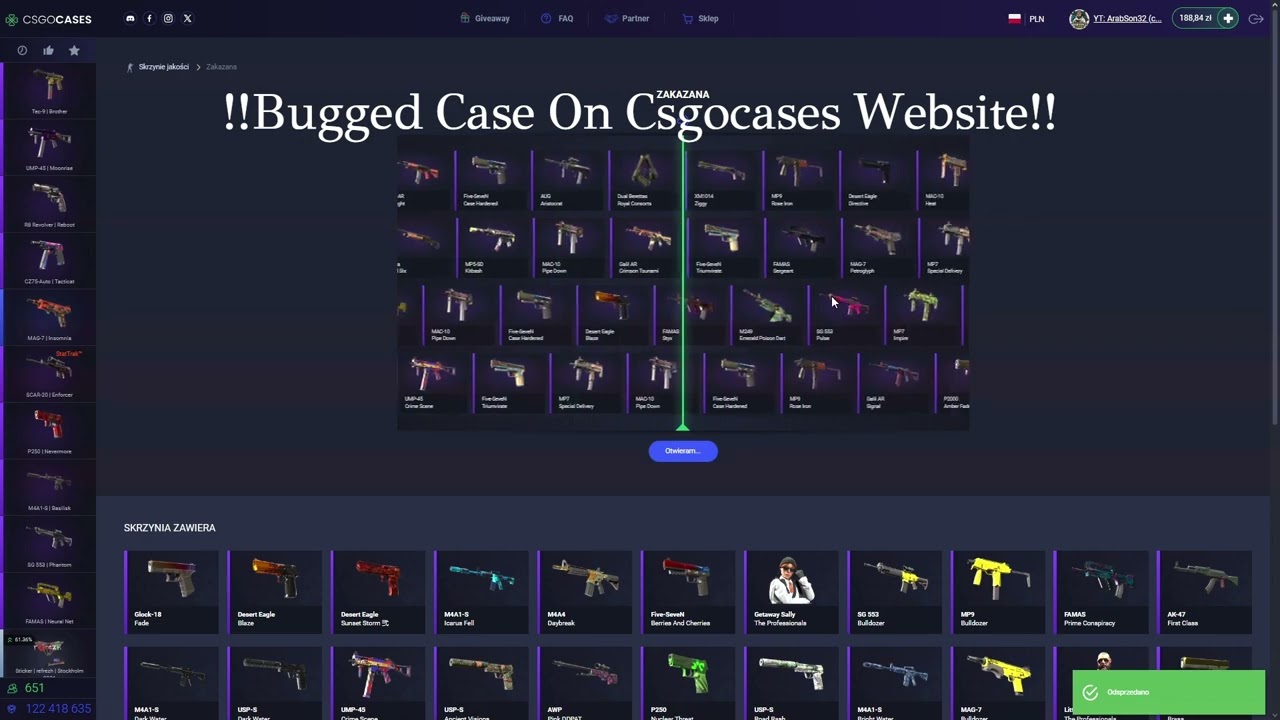 Bugged Case!/Zbugowana Skrzynia!