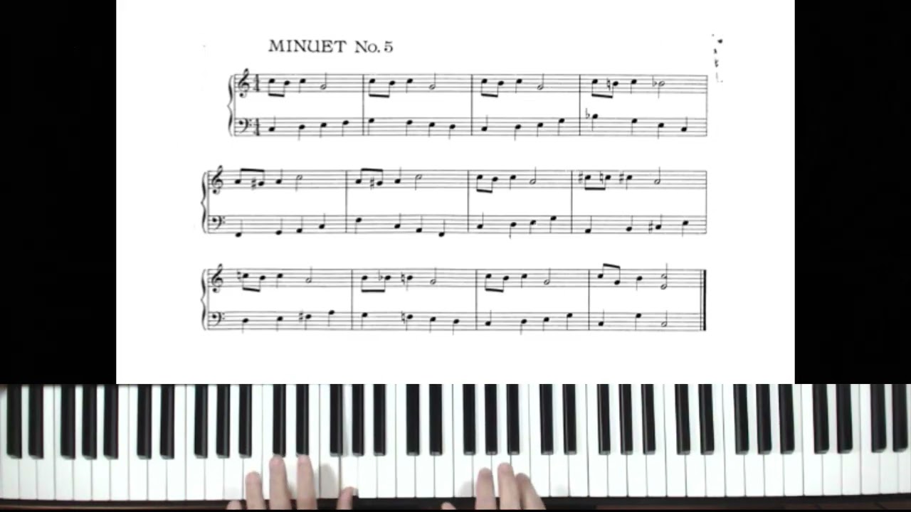 O. Peterson - Minuet No.5 - piano tutorial by Antonio De Angelis