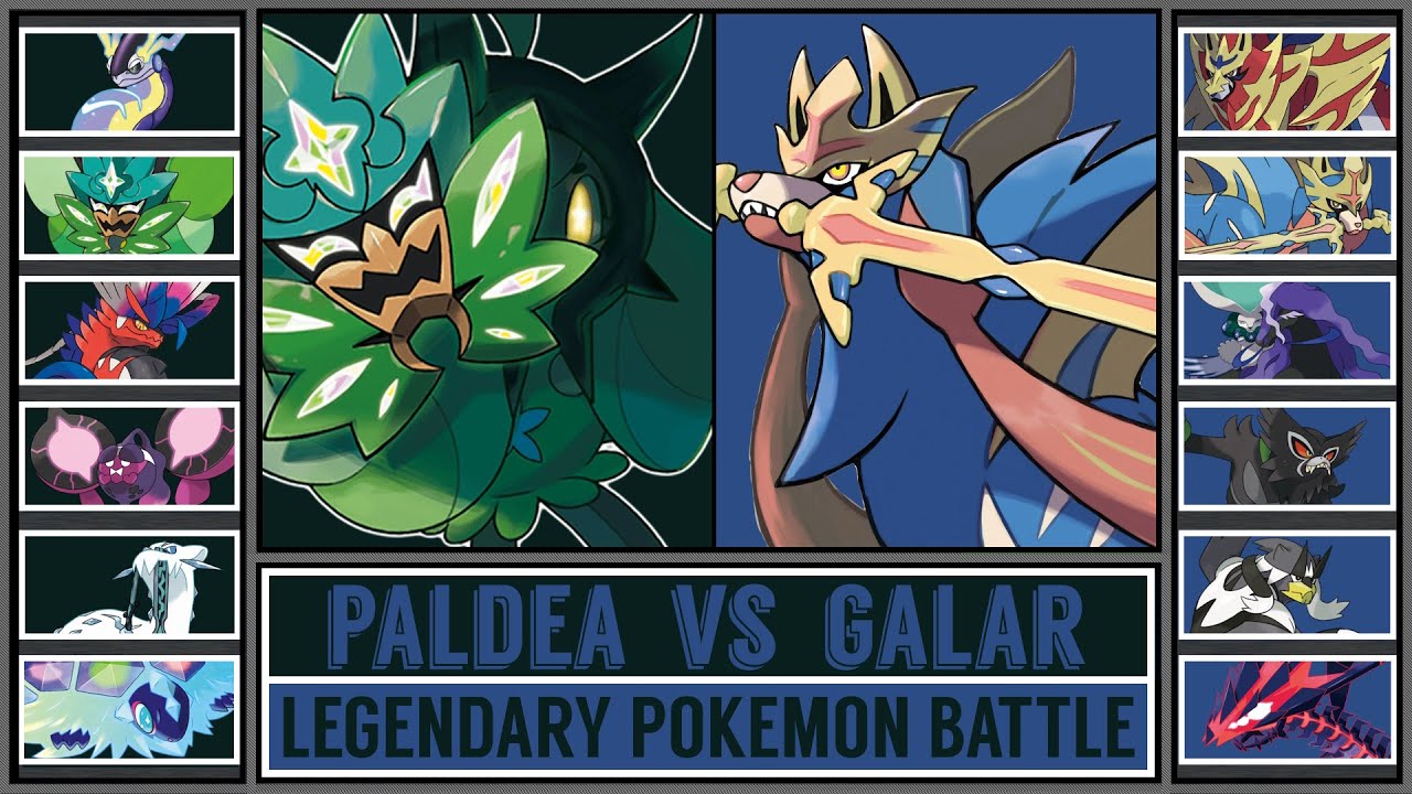 PALDEA vs GALAR | Legendary Pokémon Battle