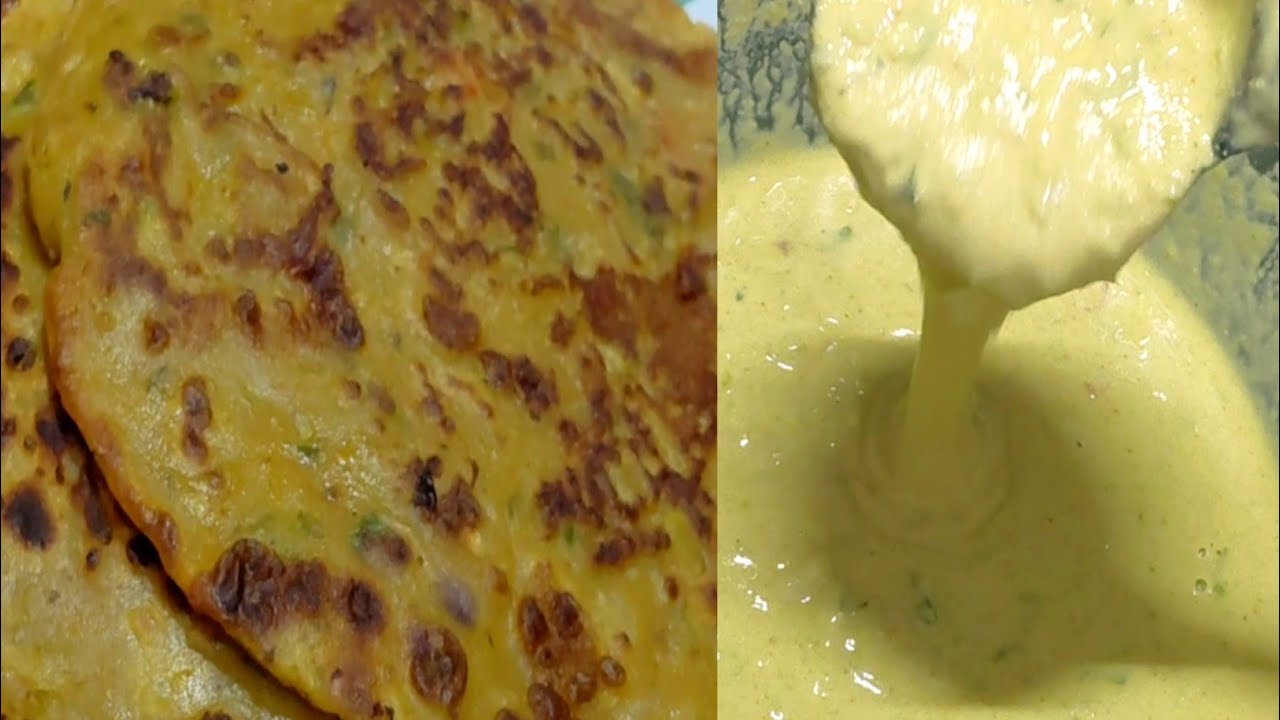 सिर्फ 5 मिनट में 50 से भी ज्यादा आलू के पराठे बिना आटा गुथे/बेले Instant Liquid dough paratha recipe