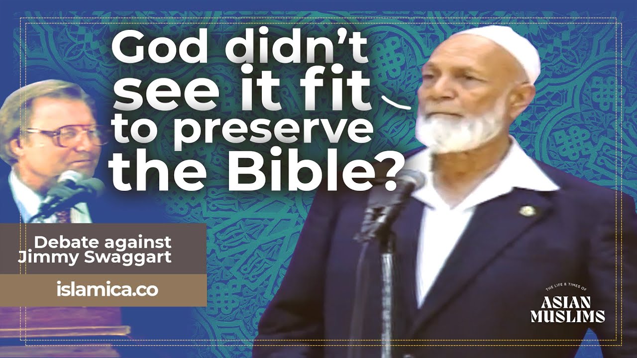 Deedat Proving That The Bible Was NOT Preserved