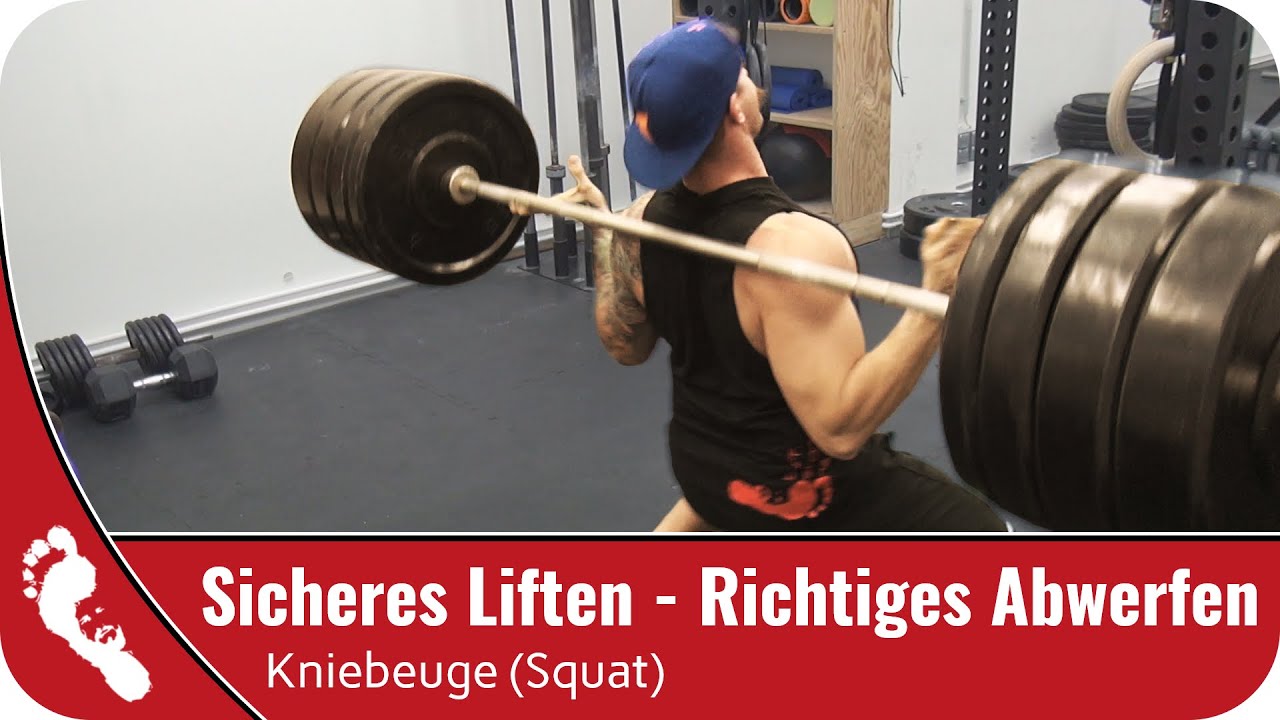 Sicheres Liften - Richtiges Abwerfen | #1 Kniebeuge (Squat)