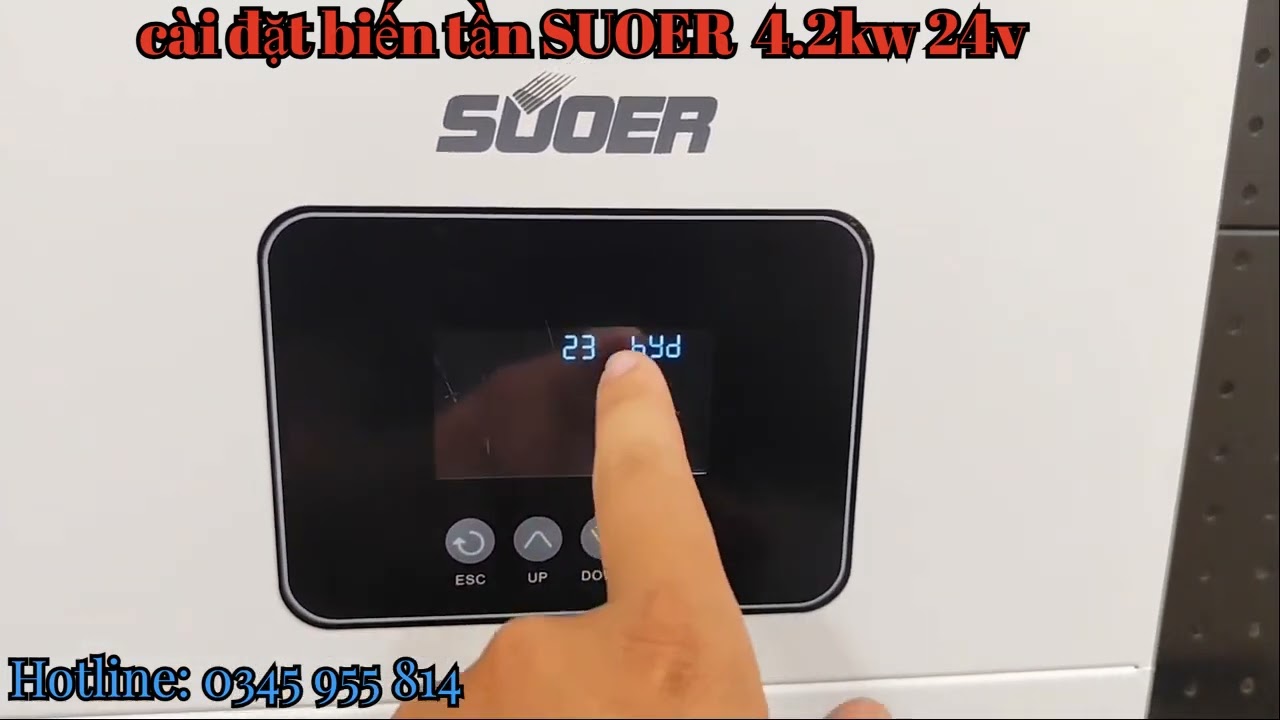 Hướng Dẫn Cài Đặt Biến Tần Hybrid SUOER 4.2KW – Nhanh Gọn, Hiệu Quả