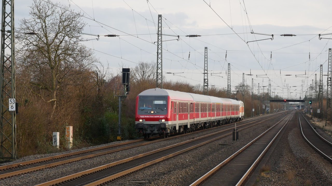 Eisenbahnverkehr in Duisburg Rahm Mit Br 112 111 146 101 422 402 401 462 406 403 412 1429 3429