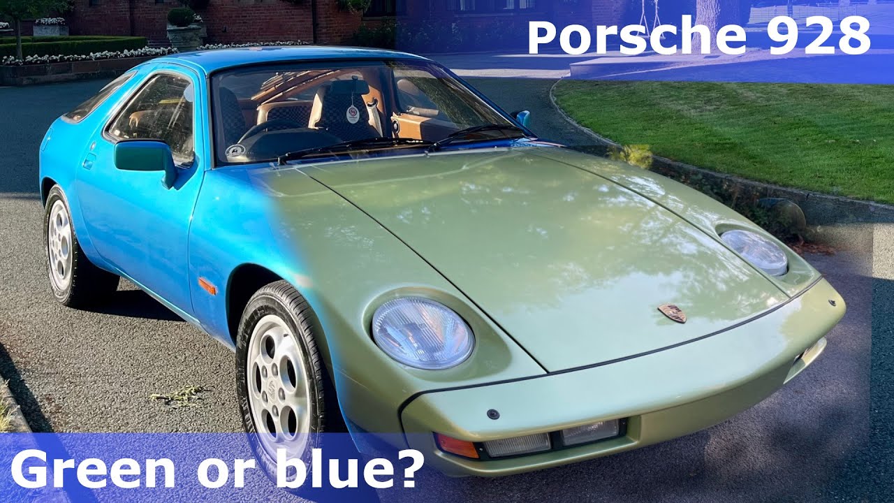 Porsche 928 синего или зелёного цвета, и сколько он стоит?