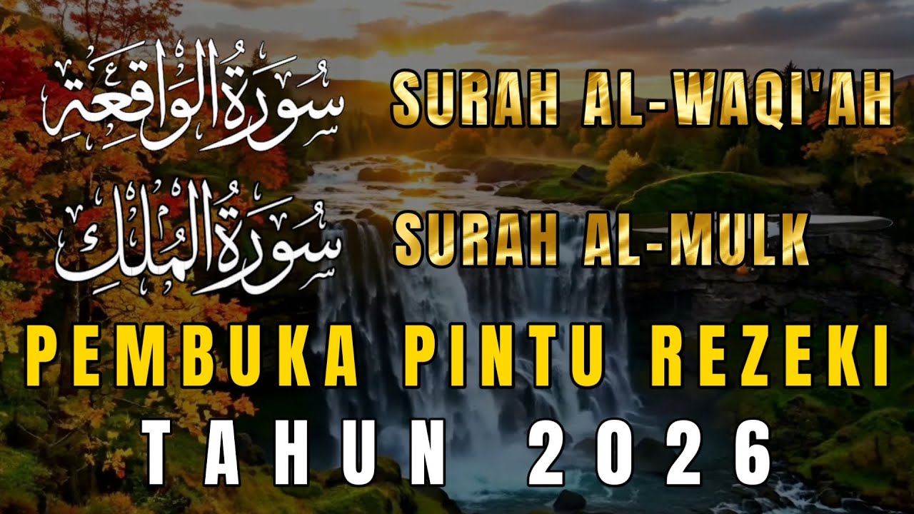 SURAT AL-MULK & SURAT AL-WAQI'AH PEMBUKA PINTU REZEKI DI TAHUN 2026