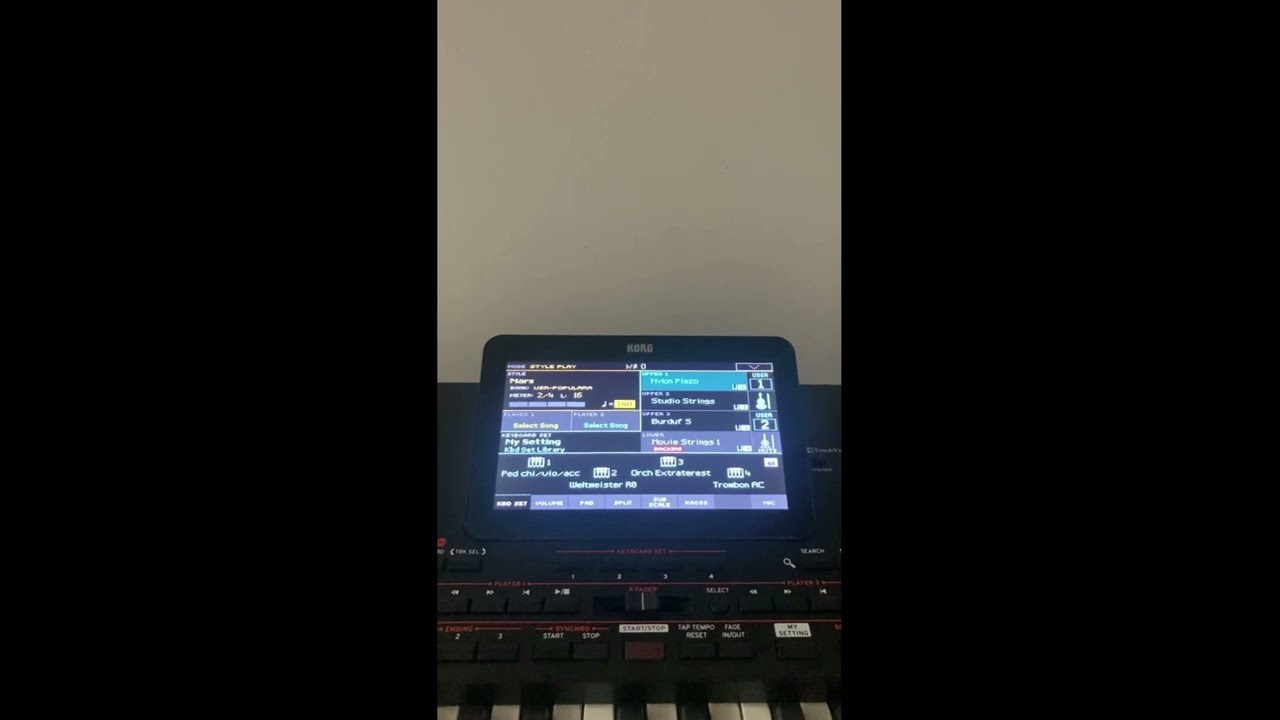 Demo Set GG Korg Pa 4x V1 2025