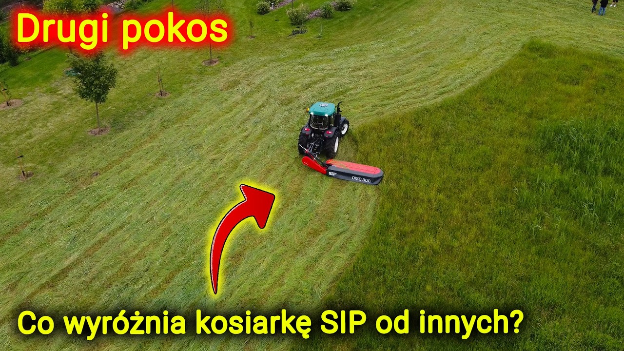 2-й валок с помощью косилки SIP модели ALP
