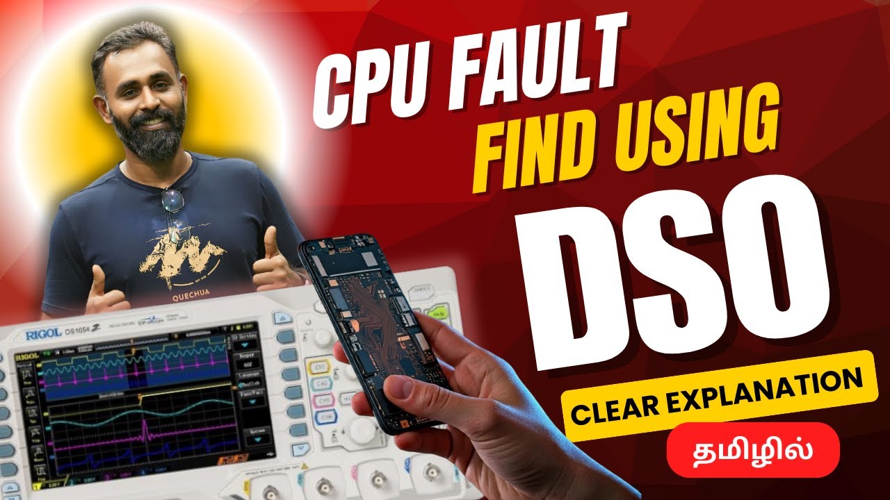 How to Find Display Touch Problem with Oscilloscope #realme11pro #oscilloscope #display #cpu