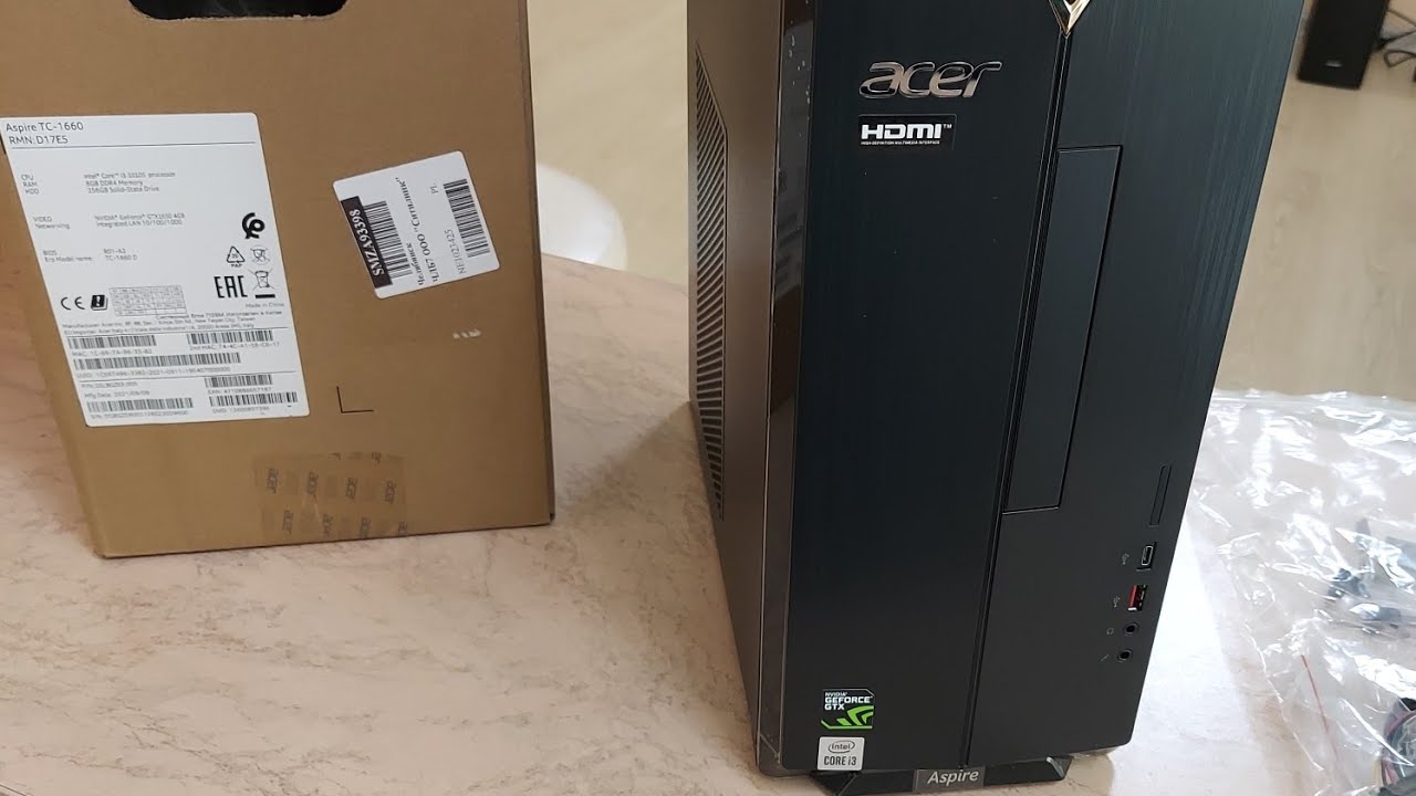 Обзор компьютера  Acer Aspire tc-1660