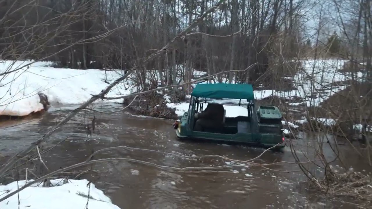 вездеход амфибия max 4 (2 часть)