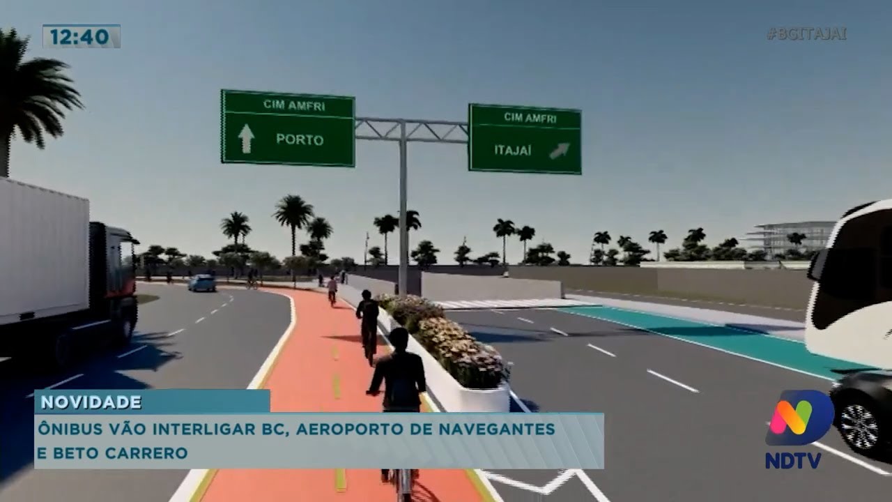 Ônibus vão interligar Balneário Camboriú, aeroporto de Navegantes e Beto Carrero