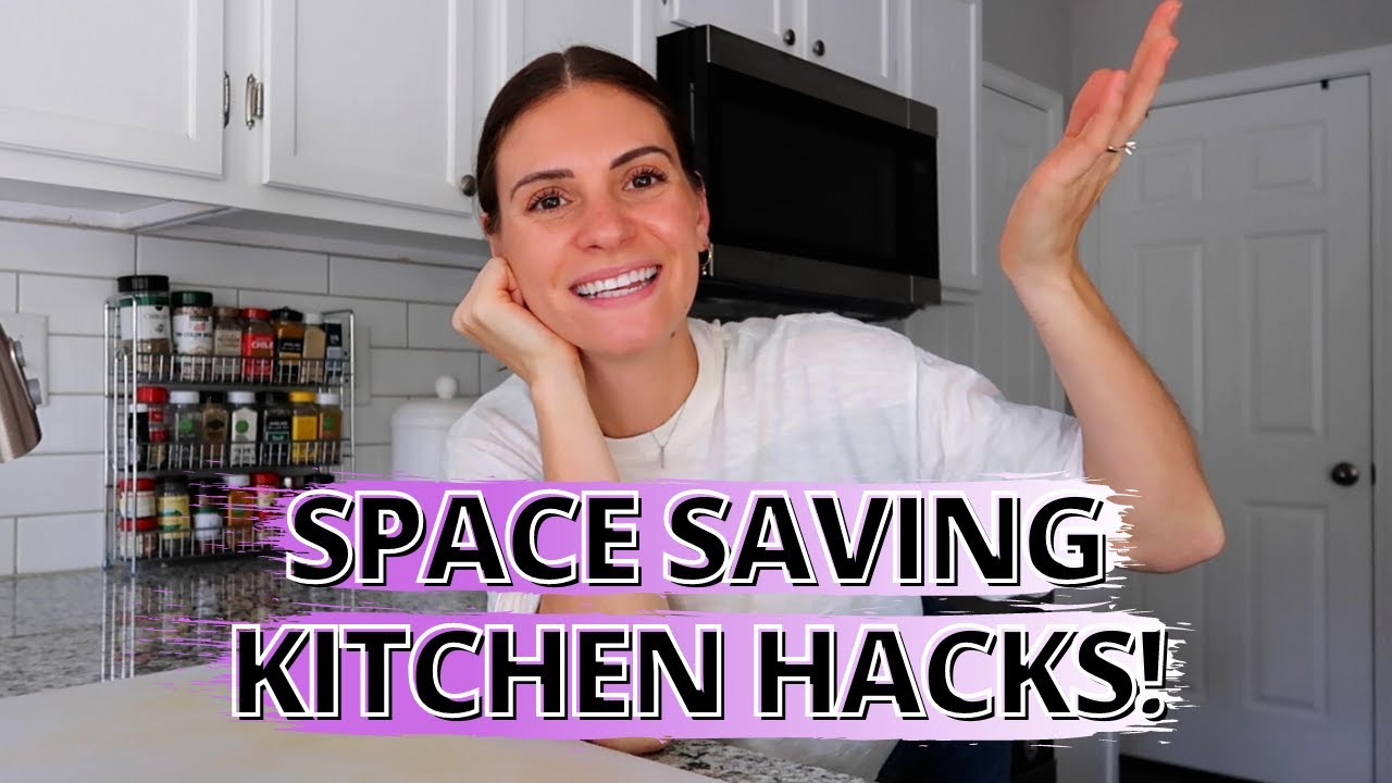 KITCHEN SPACE SAVING IDEAS FOR SMALL KITCHENS | kitchen organization tips, tricks, hacks, and more!