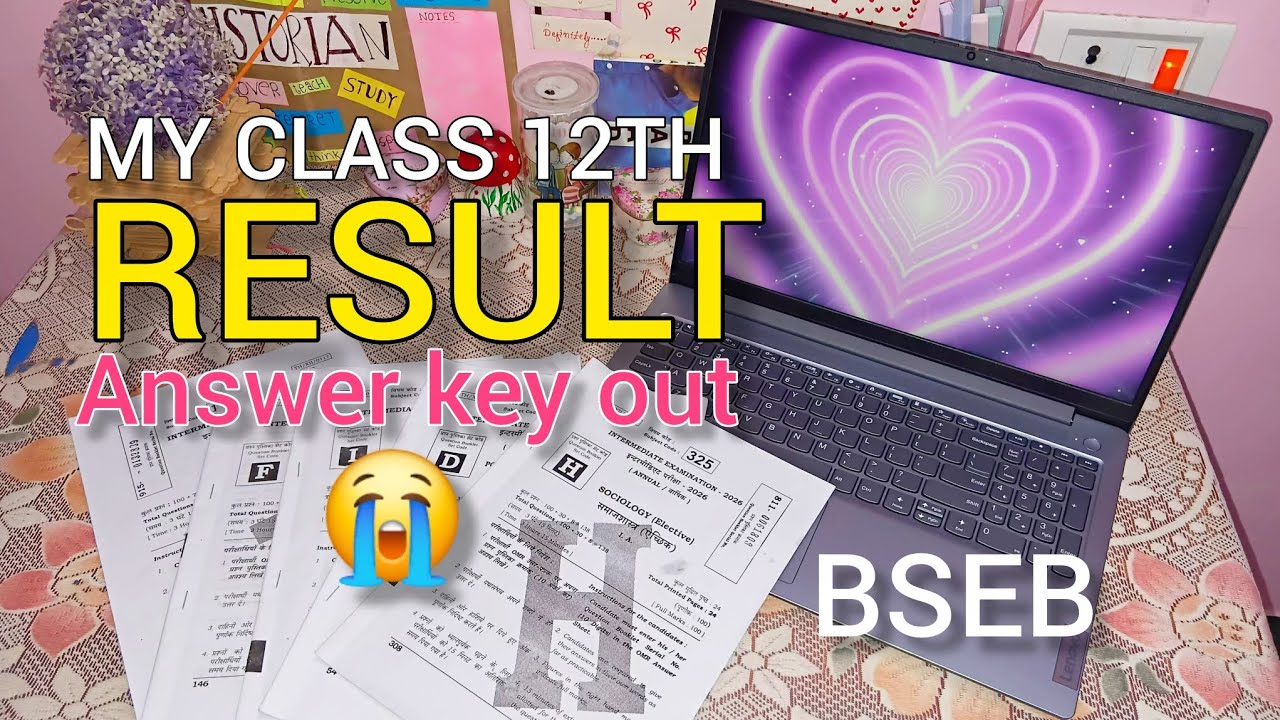 MY CLASS 12TH RESULT 😭 ANSWER KEY IS OUT 🔑 😭 // KITNA SAHI HUA ??