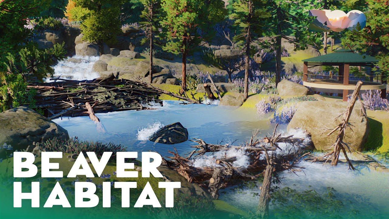 Beaver Habitat - Yosemite Valley Beaver Creek - Planet Zoo Sandbox Zoo