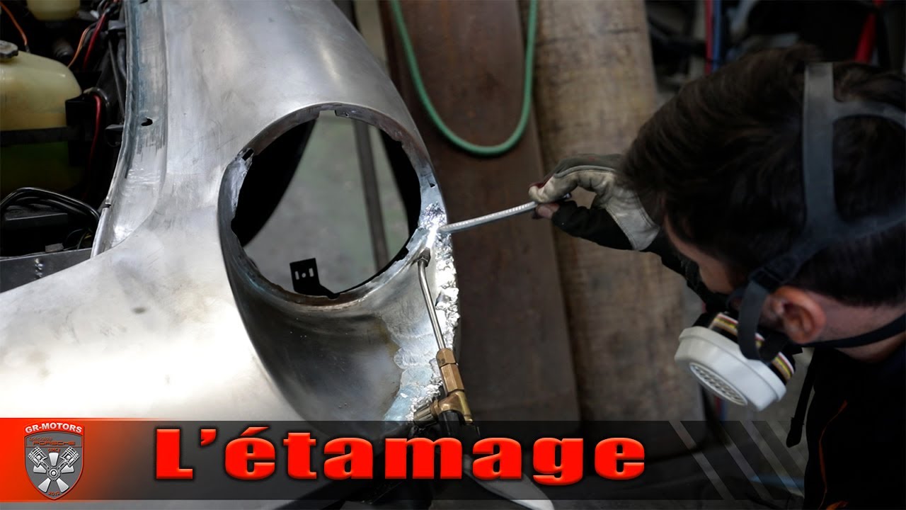 L'étamage présenté par Anthony