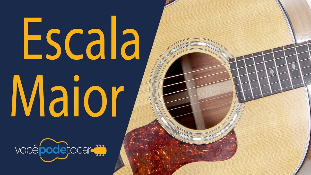 Como fazer escalas no violão | Escala Diatônica Maior