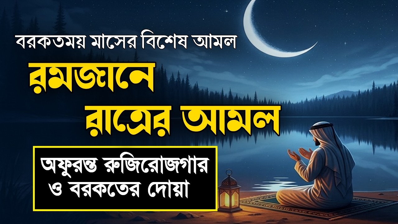 রমজানের রাতের শ্রেষ্ঠ দোয়া । রহমত ও নাজাতের দোয়া। Quran Tilawat For Ramadan । Dua For Ramadan