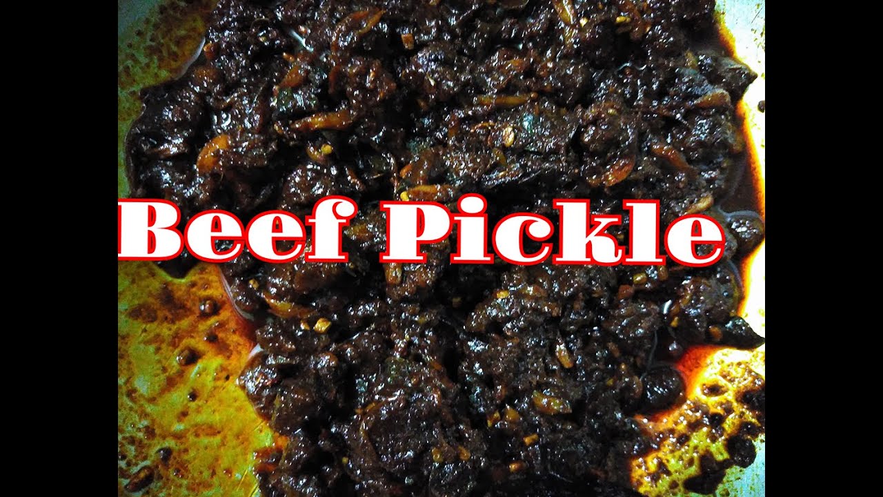 Beef Pickle Recipe in Tamil / Beef Achaar  / How to make beef pickle .Joe niyas Kitchen.