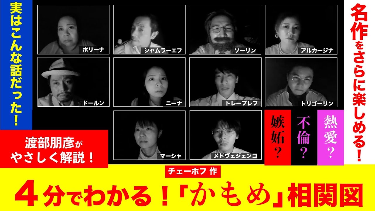 ４分でわかる！「かもめ」相関図【 かもめプロジェクト #1.5 】