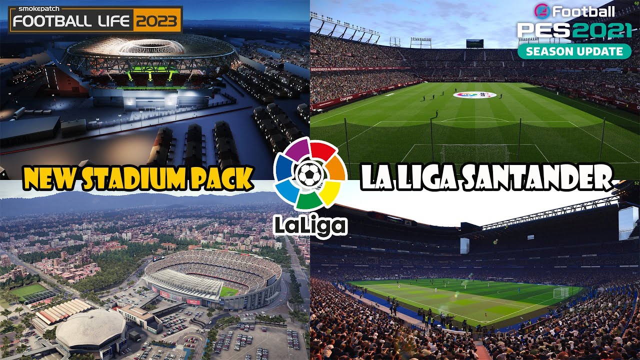 NEW STADIUM PACK LA LIGA SANTANDER SEASON 22-23 || ALL PATCH COMPATIBLE || SIDER ONLY