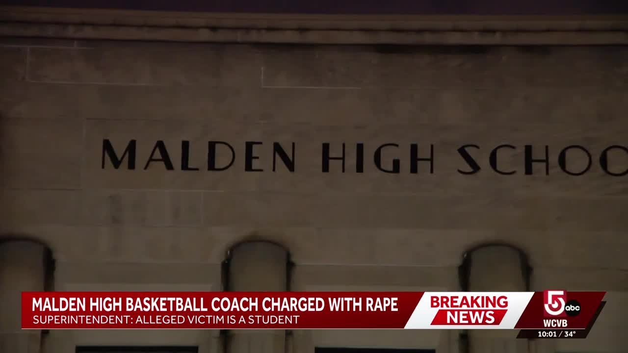 Malden High School basketball coach accused of raping high school student