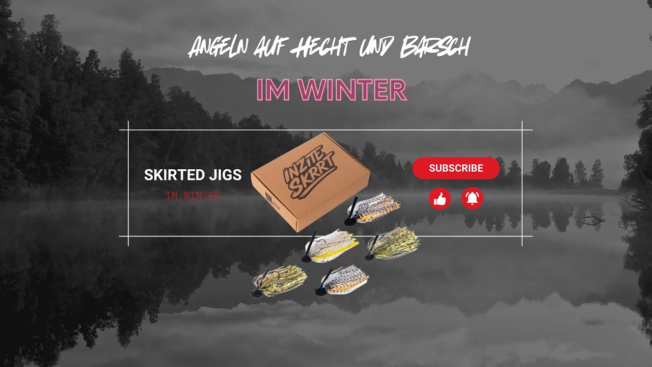 WINTERANGELN  auf HECHT und Barsch so fängst auch du!  mit Skirted Jigs zum Erfolg !#tippsundtricks