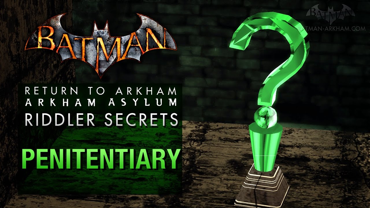 Batman: Return to Arkham Asylum - Riddler's Challenge - Penitentiary (All Collectibles)