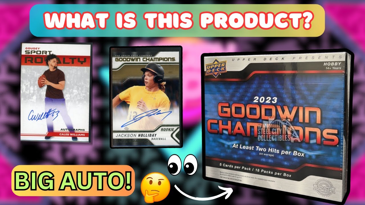 HUGE AUTO! 2023 Goodwin Champions Hobby Box Review!
