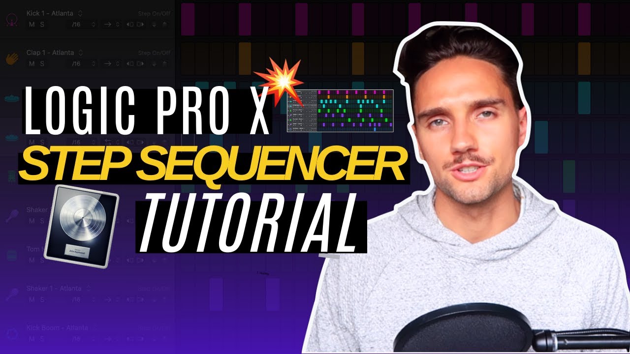 Logic 10.5 Step Sequencer for Drums | Logic Pro X 10.5 Step Sequencer Tutorial Series (Part 1)