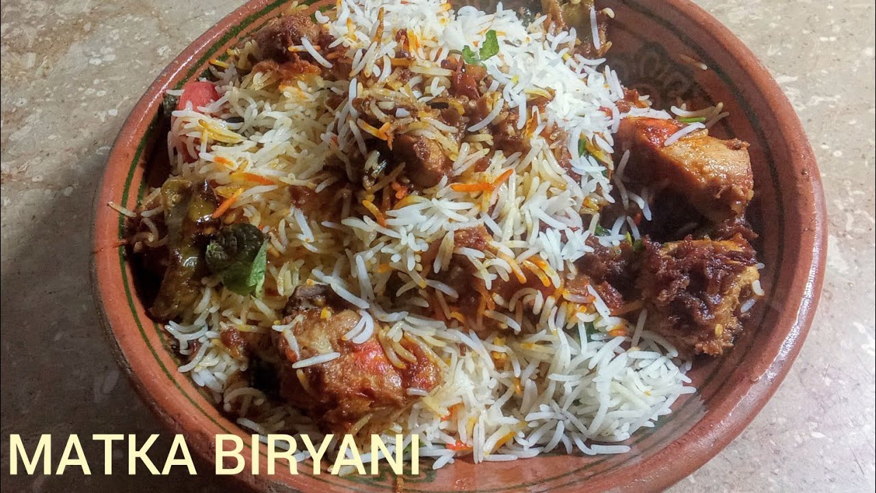 MATKA BIRYANI #recipe#food#youtube