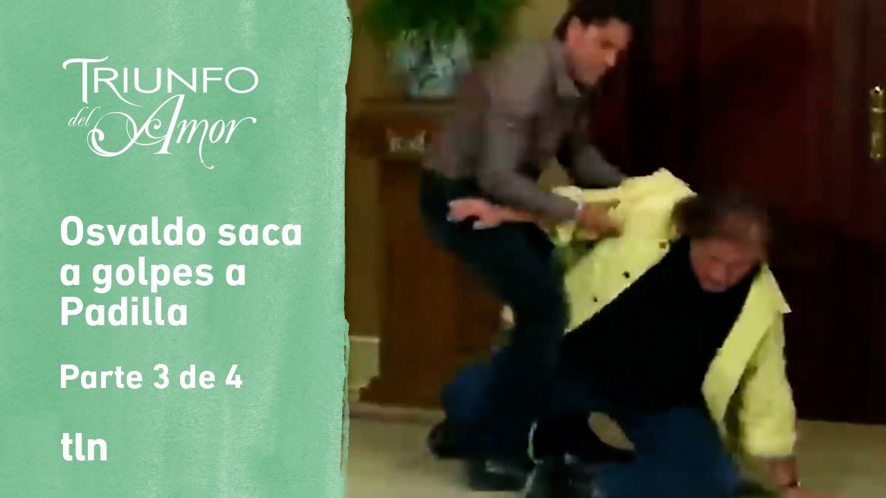 Triunfo del amor 3/4: Osvaldo estalla al enterarse del accidente de Fer | C-48 | tlnovelas
